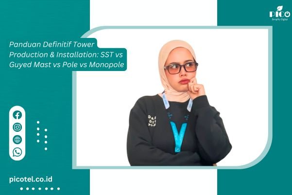Panduan Definitif Tower Production & Installation SST vs Guyed Mast vs Pole vs Monopole