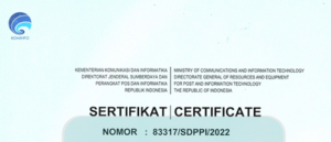 contoh label sertifikat postel repeater