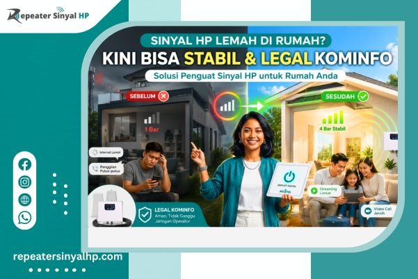Cara Menguatkan Sinyal HP di Rumah